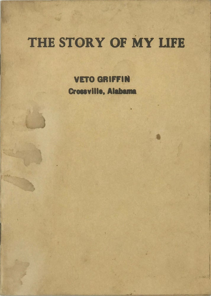 Item #66891 The Story of My Life [cover and caption title]. Leo Veto GRIFFIN.