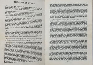 The Story of My Life [cover and caption title]