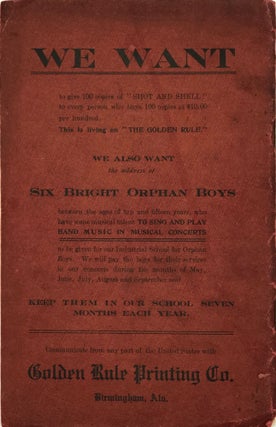 Shot and Shell, Rum, Ruin, and Relief: This Little Book Has Made Converts