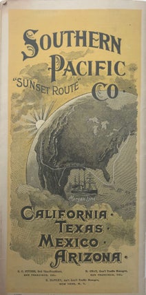SOUTHERN PACIFIC CO. "SUNSET ROUTE." CALIFORNIA, TEXAS, MEXICO, ARIZONA. [cover title]