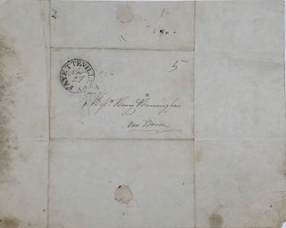 REQUESTING SUPPLIES, INCLUDING GUNPOWDER AND LEAD, FROM MESSRS. HENRY & CUNNINGHAM. IN AN AUTOGRAPH LETTER, SIGNED BY EVAN JONES, BAPTIST MISSION CHEROKEE NATION, NOV. 27, 1848