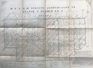 Item #67077 W.D. AND F.W. JOHNSON SUBDIVISION IN BAILEY AND PARMER CO'S, TEXAS. T. L. CREWS