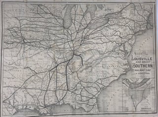 CAN YOU BEAT IT? THE OLD RELIABLE LOUISVILLE AND THE GREAT SOUTHERN RAILROAD LINE MAKES THE FOLLOWING FAST TIME: From Montgomery to Louisville, 19 Hours, 40 Minutes [followed by five more examples of trips, with elapsed time, from Montgomery, to Cincinnati, Buffalo, Baltimore, Philadelphia, and New York]