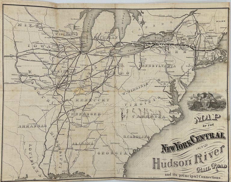 Item #67264 NEW YORK CENTRAL AND HUDSON RIVER RAIL-ROAD [cover title]