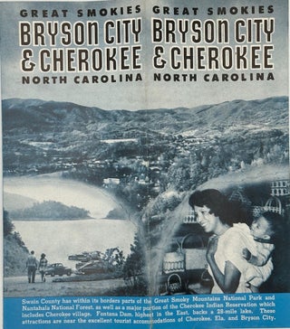 Item #67477 BRYSON CITY & CHEROKEE, GREAT SMOKIES, NORTH CAROLINA [cover title