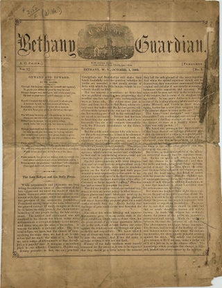 Item #67670 Bethany College Guardian. BETHANY COLLEGE, PERIODICAL