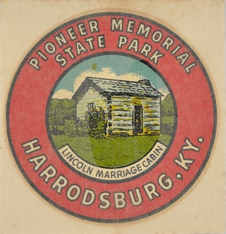 Item #67742 PIONEER MEMORIAL STATE PARK / LINCOLN MARRIAGE CABIN / [caption for a color...