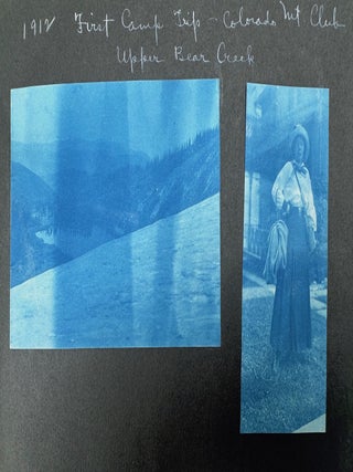 A PHOTOGRAPHIC ARCHIVE OF THE WOLFERSBERGER AND BLACKMER FAMILIES, OF DENVER AND STEAMBOAT SPRINGS, COLORADO. EIGHT FAMILY PHOTO ALBUMS, OVER 1000 PHOTOS OF THEIR LIVES, BEGINNING WITH THEIR SETTLEMENT IN ILLINOIS IN THE 1860s, AND THEIR MIGRATION WEST IN THE 1880s, AND FOLLOWING SEVERAL GENERATIONS TO THE 1930s