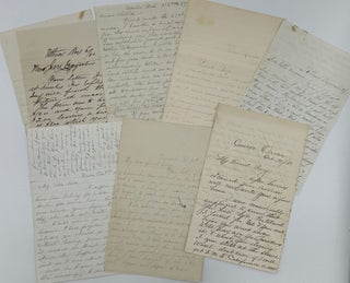 Item #68516 COLLECTION OF TWELVE LETTERS FROM EGGLESTON AND HICKS FAMILY MEMBERS, INCLUDING THREE...