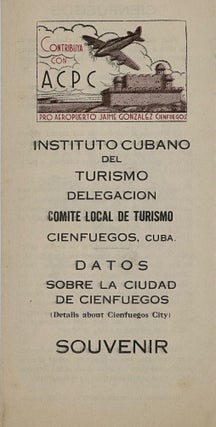 Item #68563 INSTITUTO CUBANO DEL TURISMO DELEGACION COMITE LOCAL DE TURISMO, CINEFUEGOS, CUBA....