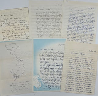 Item #68705 LETTERS HOME TO HIS PARENTS FROM A MEMBER OF THE KANSAS NATIONAL GUARD DURING THE...