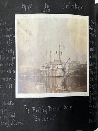 RECORD OF A CANOE TRIP DOWN THE ALLEGHENY RIVER FROM OLEAN, NEW YORK TO PITTSBURGH, PENNSYLVANIA, 1919; AND A SECOND TRIP FROM MAYVILLE, NY TO PITTSBURGH IN 1920, COLLECTED IN A PAIR OF PHOTO ALBUMS, SOME 270 BLACK & WHITE PHOTOS OF A GROUP OF YOUNG MEN TESTING THEIR SKILLS JUST AFTER THE END OF WORLD WAR I. Accompanied by additional photos of Baum's sporting life in Pittsburgh.