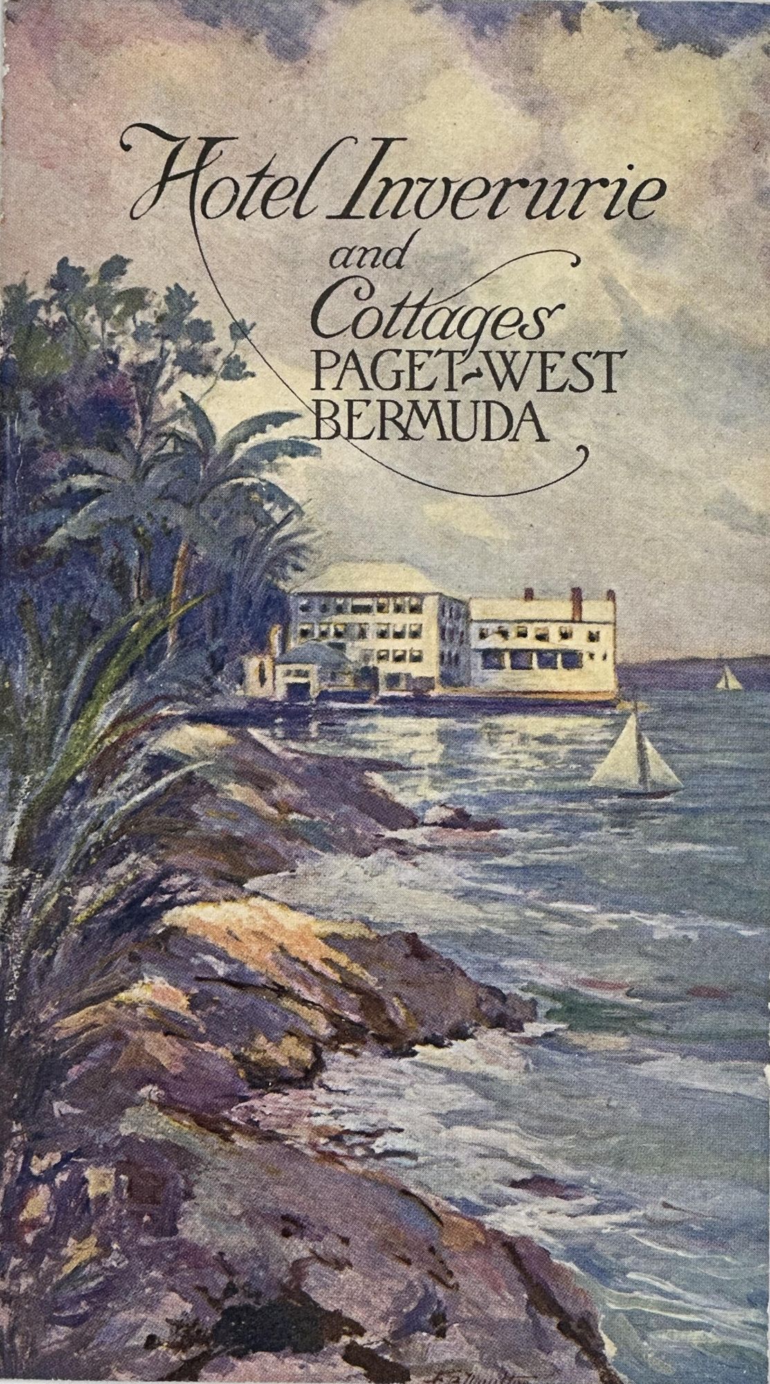 HOTEL INVERURIE AND COTTAGES, PAGET-WEST, BERMUDA. Stanley S. Howe, Manager