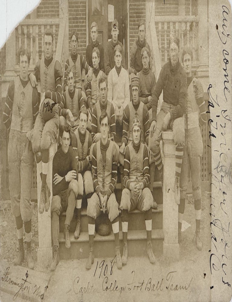 Item #69747 CARLETON COLLEGE FOOTBALL TEAM
