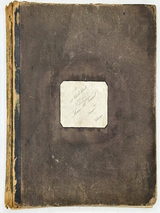 TAX RECEIPT BOOK FOR THE GRANT FAMILY OF CHICAGO, PRINTED RECEIPTS, COMPLETED IN INK, FOR CITY...