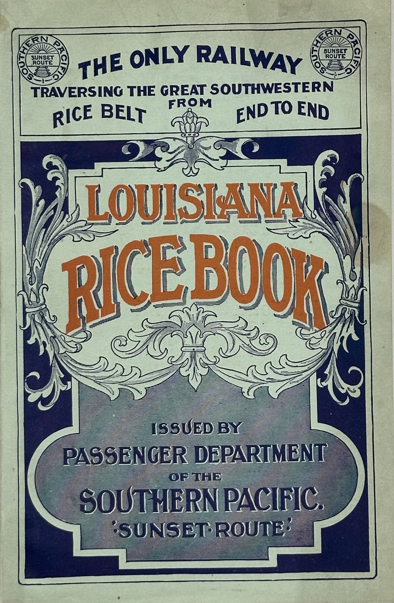 LOUISIANA RICE BOOK cover title